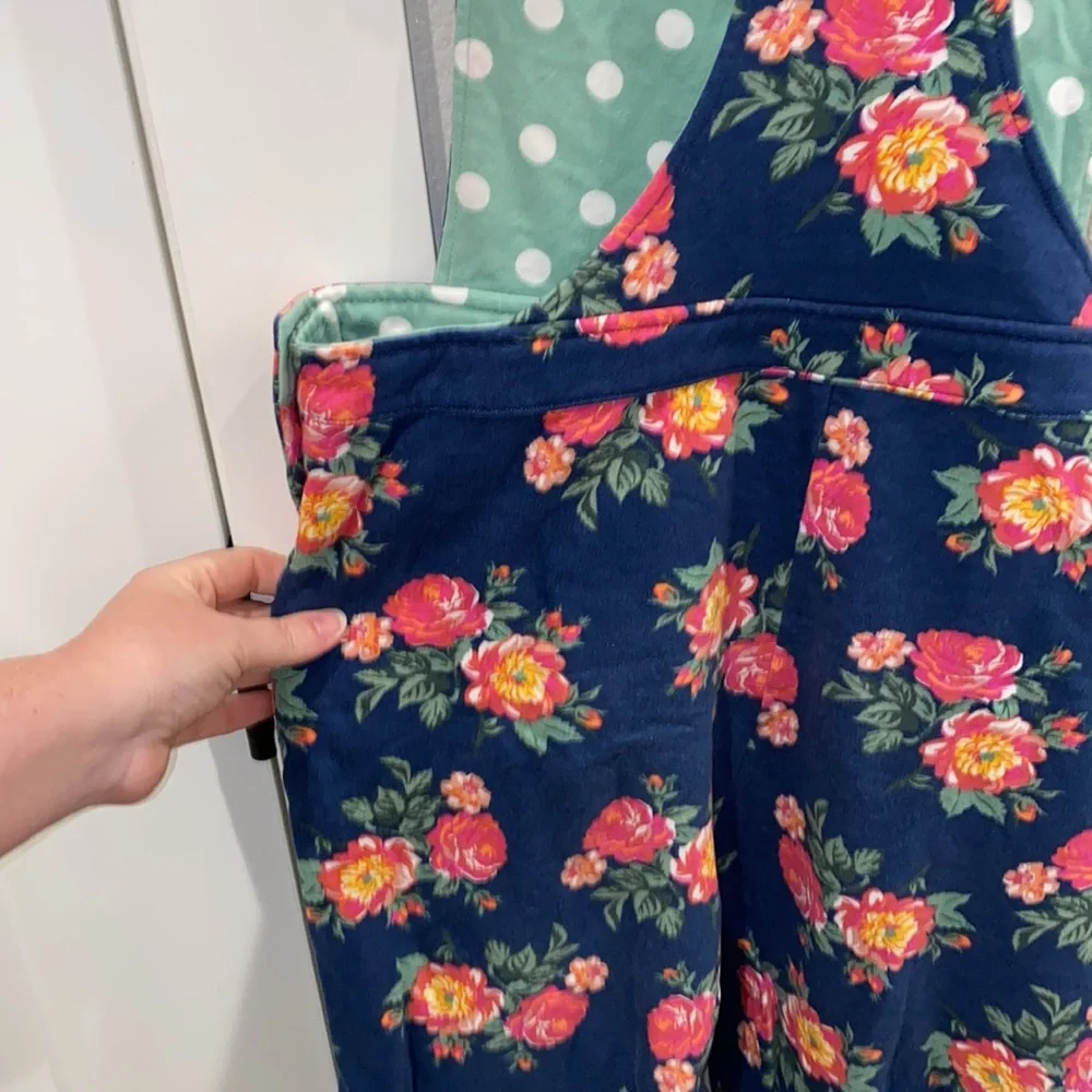EUC Matilda Jane Clothing Size 14 Teen Tween Floral Flower Overalls MJC 2018 - Picture 5 of 11